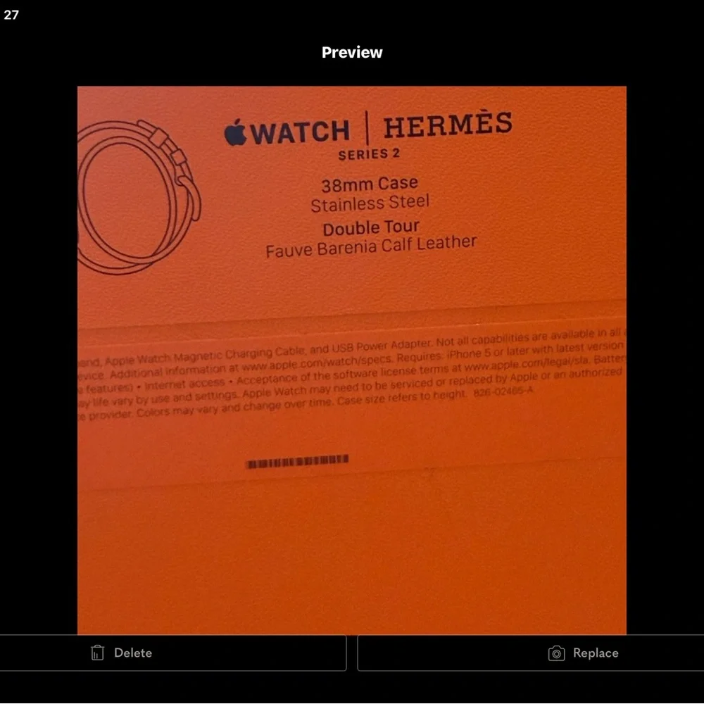 HERME’S SMART APPLE WATCH